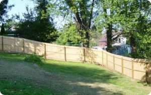 Stockade Fences Backyard