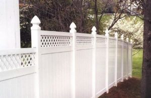 Vinyl Privacy Fence with Gate
