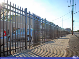 commercial aluminum ornamental fence guards car log